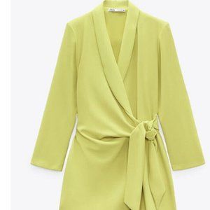 Zara Pareo Mini Blazer Dress